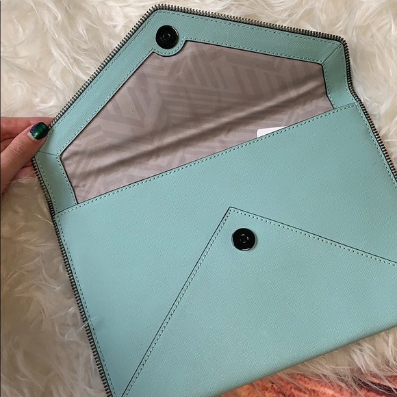 Blue Rebecca Minkoff Envelope Clutch - Picture 2 of 4